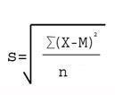 population standard deviation formula